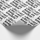 breaker! breaker! rijden maar // HTML Code Cadeaupapier (Hoek)