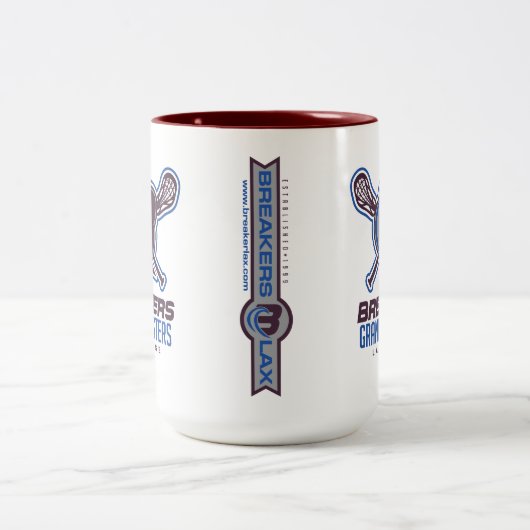 Breakers Lax - 2017 GM-Mok Tweekleurige Koffiemok (Center)