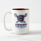 Breakers Lax - 2017 GM-Mok Tweekleurige Koffiemok (Links)