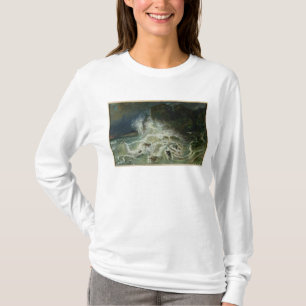 Breakers van Granville Point in het Kanaal T-shirt