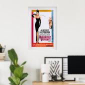 Breakfast At Tiffany's Movie Poster Restored (Bureau à domicile)