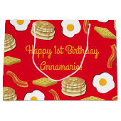 Breakfast Brunch Birthday Party Kinder Groot Cadeauzakje (Voorkant)