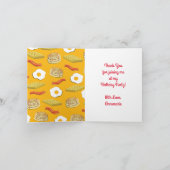 Breakfast Brunch Birthday Party Kinder Kaart (Binnen)