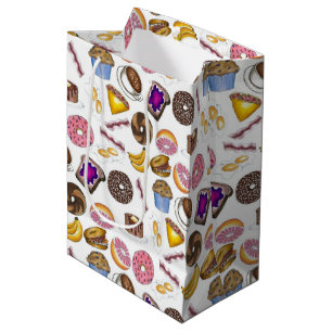 Breakfast Brunch Food Bagel Donut Toast Eggs Bacon Medium Cadeauzakje