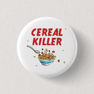 Breakfast Cereal Killer Ronde Button 3,2 Cm