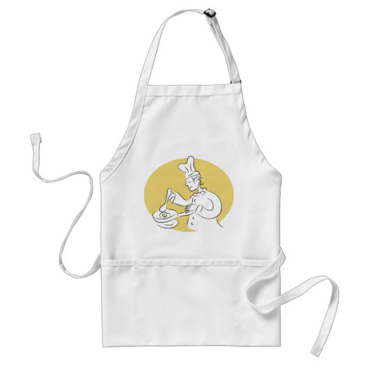 Breakfast Chef Standaard Schort (Voorkant)
