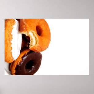 Breakfast Doughnut Poster