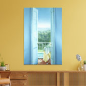 Breakfast St. Maxime 1984 Canvas Afdruk (Insitu (Woonkamer))