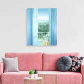 Breakfast St. Maxime 1984 Canvas Afdruk (Insitu (Woonkamer))