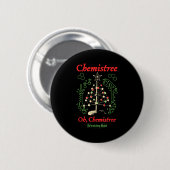 Breaking Bad Oh Chemistree Funny Christmas Science Ronde Button 5,7 Cm (Voorkant /achterkant)