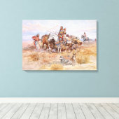 Breaking Camp Canvas Afdruk (Insitu (Houten vloer))