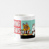 Breaking Cat News logo et tasse de bureau (Centre)