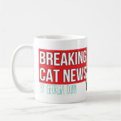 Breaking Cat News logo et tasse de bureau (Gauche)