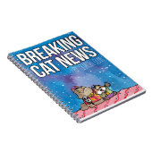 Breaking Cat News Sunday Art carnet (Côté Droit)