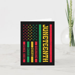 Breaking Every Chain 1865 American Flag Africa Kaart