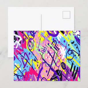 Breaking Free: Abstracte kunst Briefkaart