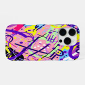 Breaking Free: Abstracte kunst iPhone Hoesje (Achterkant horizontaal)