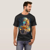 Breaking Free: Rocket Launch Gravity T-Shirt (Voorkant volledig)