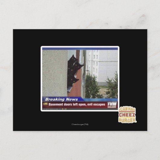 Breaking News 2 Briefkaart (Voorkant)