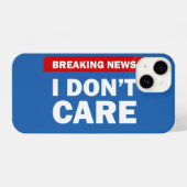 Breaking News iPhone Hoesje (Achterkant horizontaal)