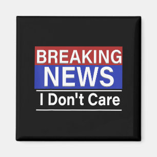 Breaking News Krijg de Tering Grappige Sarcastisch Magneet
