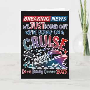 Breaking News We gaan op een cruise Surpris Cru Kaart