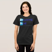 Breaking prod Meme Funny Tri-Blend Shirt (Voorkant volledig)