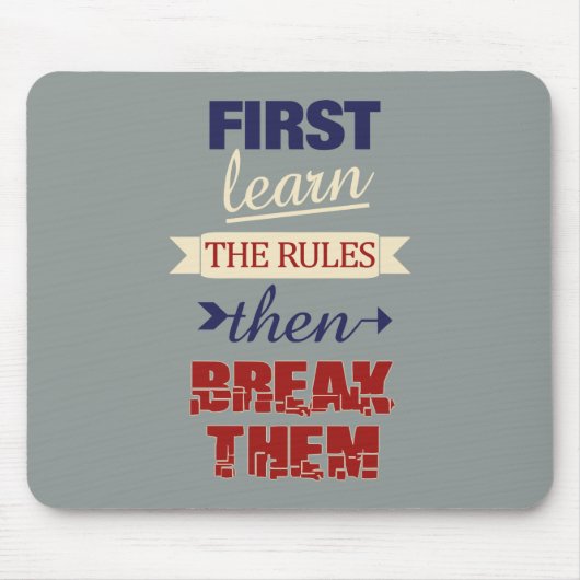 Breaking Rules muismat (Voorkant)