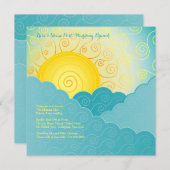 Breaking Sun Post Wedding Brunch Kaart (Voorkant / Achterkant)