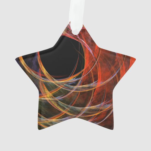 Breaking the Circle Abstrait Art Acrylique Star (dos)