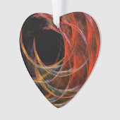 Breaking the Circle Abstrait Art Coeur acrylique (devant)