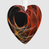 Breaking the Circle Abstrait Art Coeur acrylique (devant)