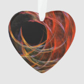 Breaking the Circle Abstrait Art Coeur acrylique (dos)