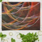 Breaking the Circle Abstrait Art serviette de cuis (Plié)