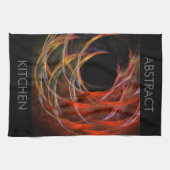 Breaking the Circle Abstrait Art serviette de cuis (Horizontal)