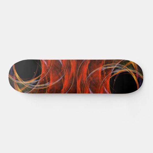 Breaking the Circle Abstrait Art Skateboard (Horz)