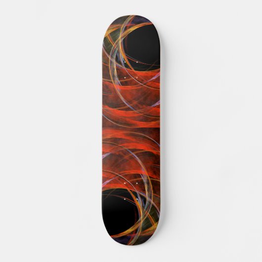 Breaking the Circle Abstrait Art Skateboard (Recto)