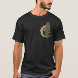 Breaking Wave Longboard Graphic. Het gezichtsvermo T-shirt