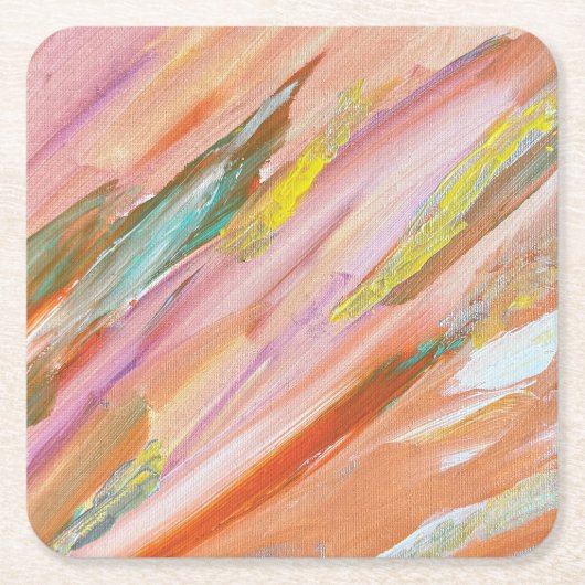 Breakthrough  vierkante kartonnen onderzetter (Voorkant)