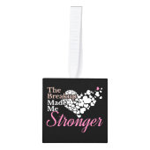 Breakup maakte me sterker - Recovery Support Kubus Ornament (Voorkant)