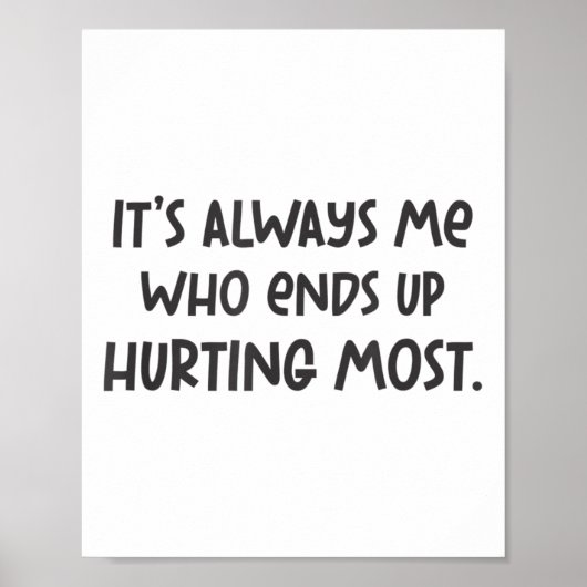 Breakup Thema Head Hurt Cool Sad Graphic Broken L Poster (Voorkant)