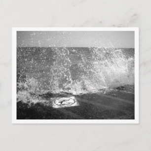 Breakwall, Lake Michigan, Chicago, IL Briefkaart