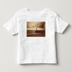 Breakwater at Sete, c.1855 (albumen print van een Kinder Shirts