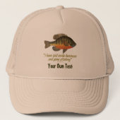 Bream Fisherman Trucker Pet (Voorkant)