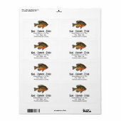 Bream Gevist Etiket (Full Sheet)