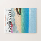 Brean Beach Devon vintage-poster Legpuzzel (Horizontaal)
