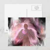 Breast Cancer Angel Briefkaart (Voorkant / Achterkant)