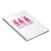 Breast Cancer Awareness Gnomen Support Squad Notitieboek (Rechterzijde)