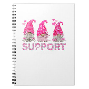 Breast Cancer Awareness Gnomen Support Squad Notitieboek