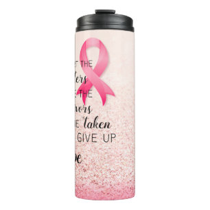 Breast Cancer Awareness Hope Inspirerend Quote Thermosbeker